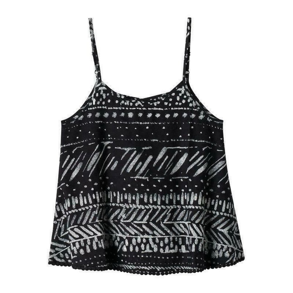 Mudd Crochet-Trim Swing Crop Tank - Girls' Plus
